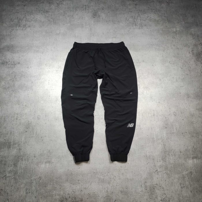 MĘSKIE Spodnie Sportowe Bieganie Running PRO Śliskie New Balance Logo