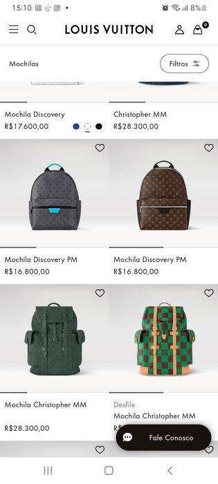 Mala louis vuitton unissexo