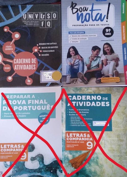 Vendo livros escolares - 9.º ano