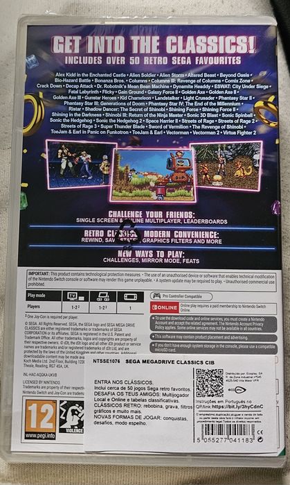 Jogo Switch- Sega Mega Drive Classics