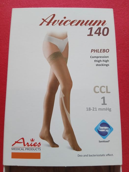 Avicenum pończochy uciskowe 140 phlebo CCL 1