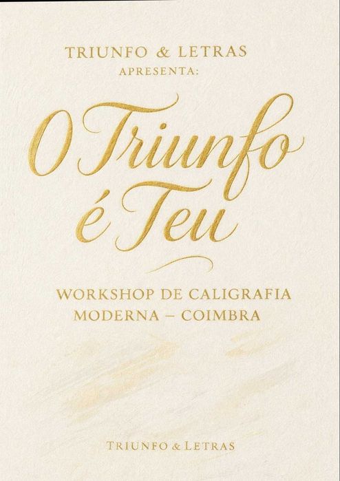 Aula de caligrafia 10€/hora