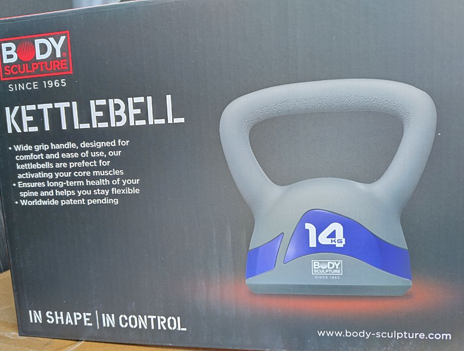 Odważniki KETTLEBELL 14 KG Body Sculpture 2szt.
