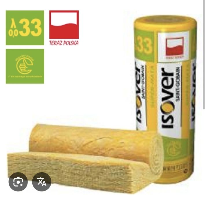 Super Mata Isover wełna mineralno-skalna 033 150 mm 15 cm