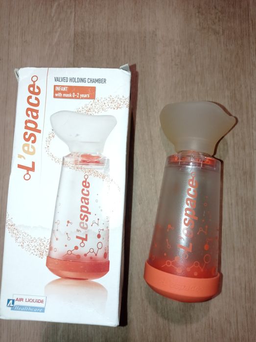 Tuba komora do inhalacji leków wziewnych inhalator l'espace 0-2lata