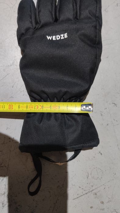 Czarne rękawiczki narciarskie Wedze