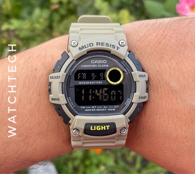 Годинник Casio TRT-110H-5B новий оригінал захист від бруду 10ATM койот