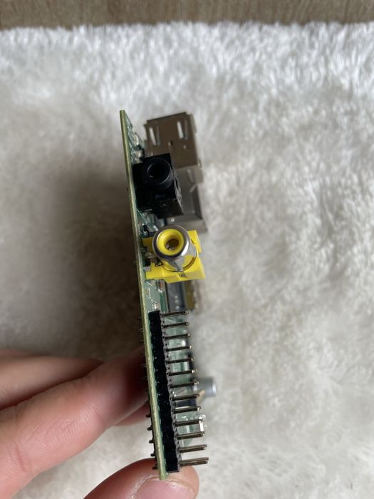 wczesny model Raspberry Pi 1 Model B.