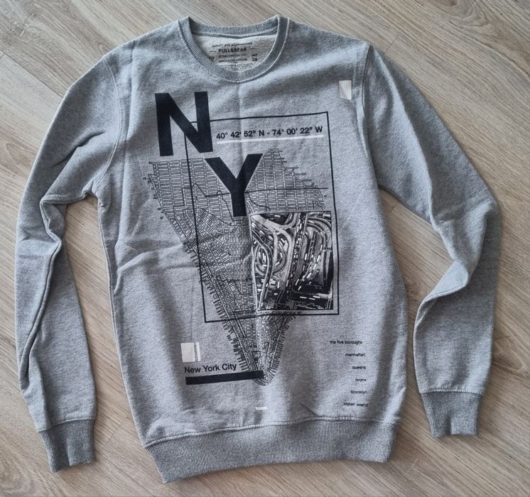 Zara modna bluza męska  we wzory rozm.S