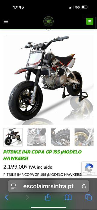Pitbike IMR 155 COPA GP HANKERS