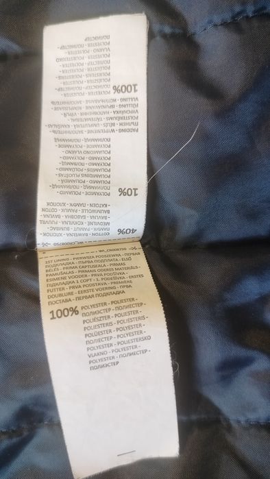 Kurtka parka płaszcz damska granatowa futerko cropp