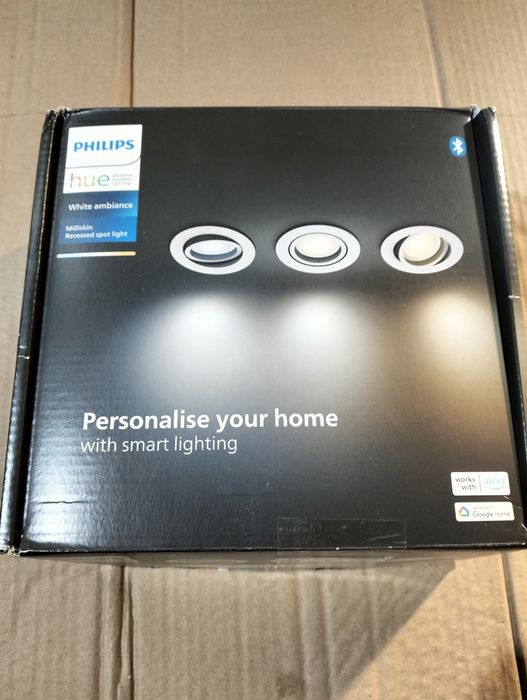 Philips Hue Milliskin zestaw 3 oczek LED White Ambiance Bluetooth NOWE
