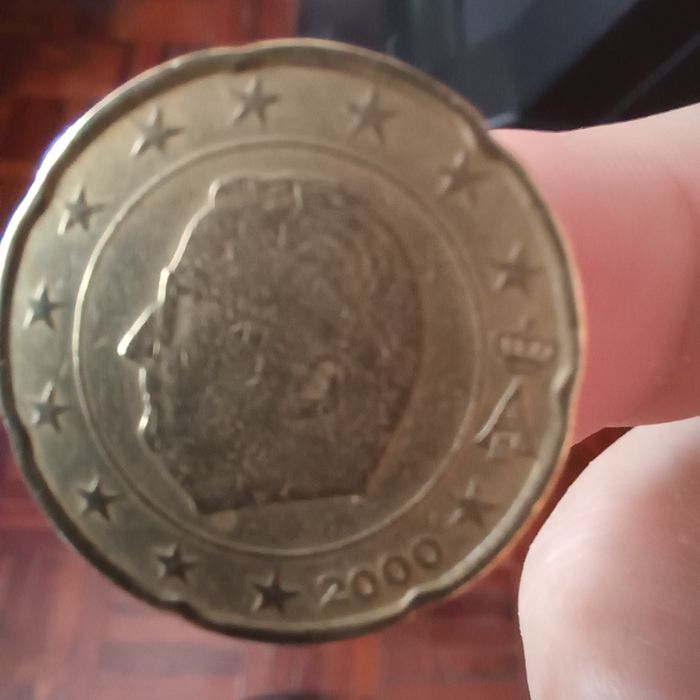 Moeda 20 cent 2000 Bélgica
