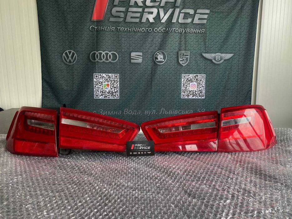 Задні Ліхтарі Audi A6 C7 2011-2014 Ліхтар Європа Eu Оптика Фари Ауді