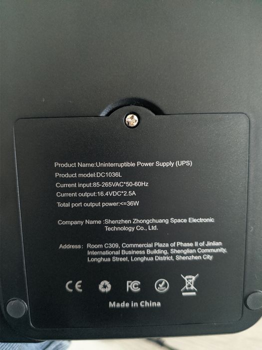 ДБЖ для роутера  36 W UPS 1036L безперебійник  живлення