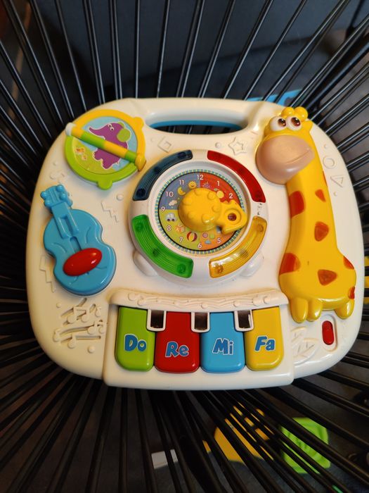 Interaktywna tablica edukacyjna muzyczny panel żyrafka 18m+