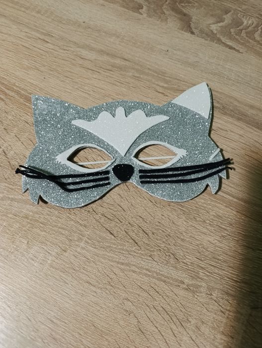 Новорічна маска котика