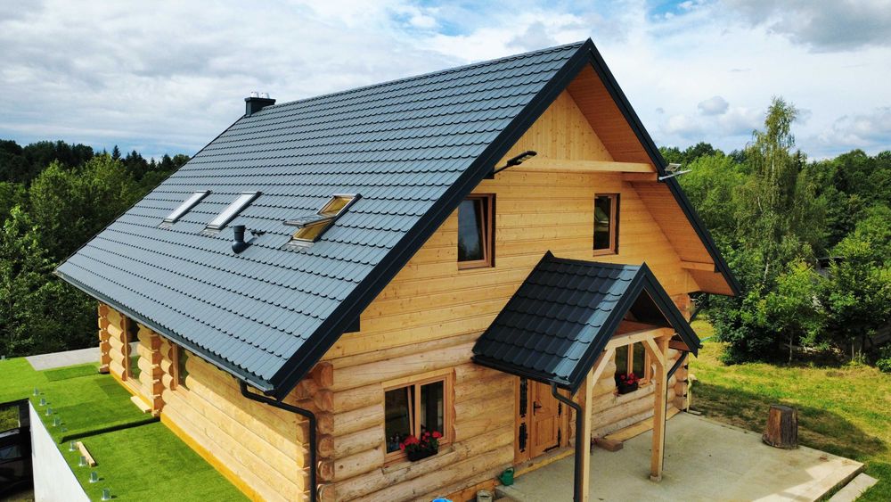 Dom z bala świerkowego w sercu Pogórza – Chojnik, gm. Gromnik