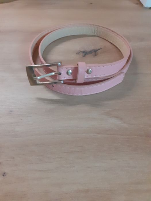 Pasek damski różowy