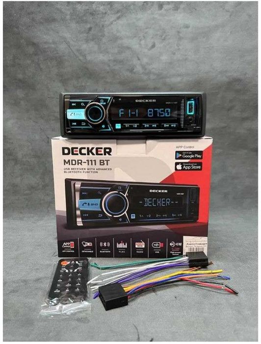 Магнітола Cyclone MP-1093 BA FM/USB+USB /microSD/AUX/MP3/WMA/BT/багатокол/EwayLink