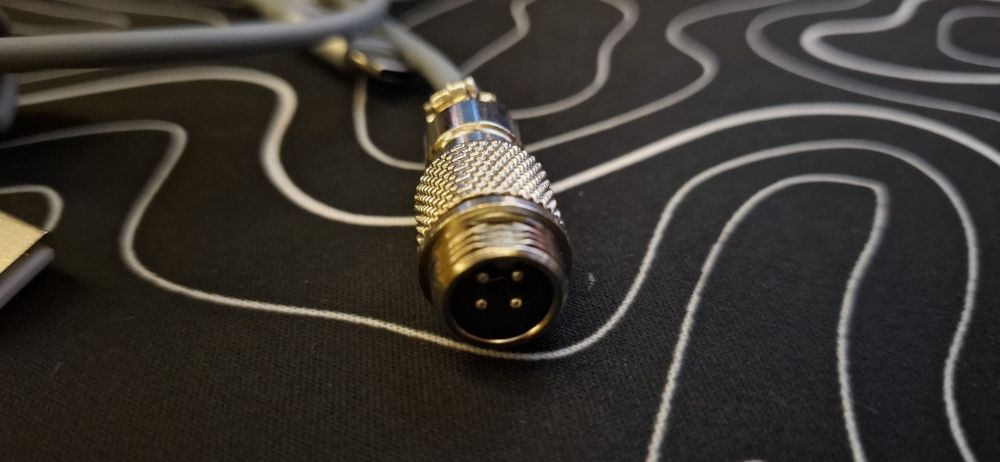 Cпиральный USB-C кабель-авиатор Attack Shark x Manbasnake C01 Pro