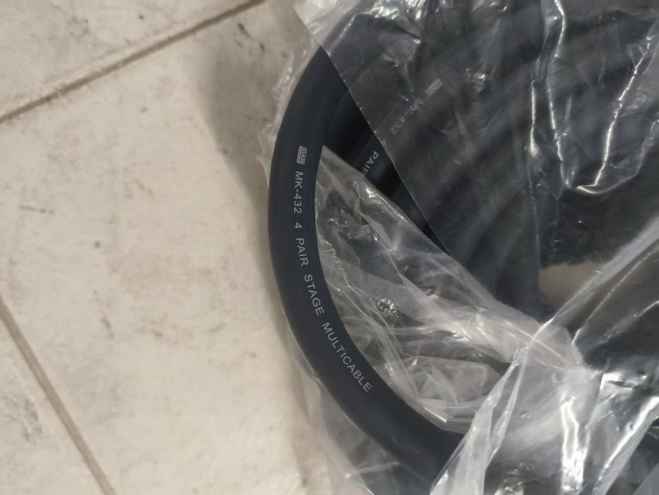 Multicore / multipar/ malha de 4 canais para audio