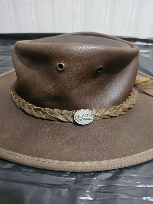 Шкіряний капелюх BARMAX HATS  Sguashy