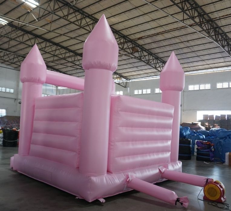 Insuflável castelo rosa - PVC - NOVO