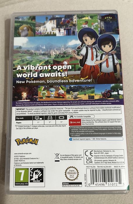 Pokemon Scarlet Switch