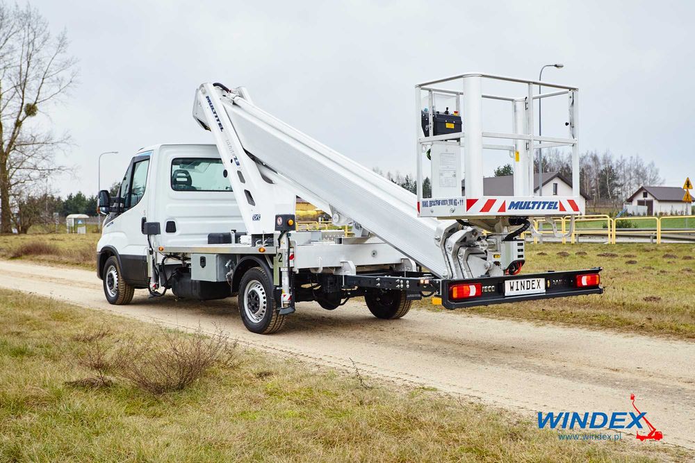 Podnośnik koszowy zwyżka podest - Multitel MTE 230 EX Iveco Mercedes