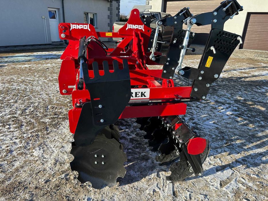 Brona talerzowa 4.0M Hydrauliczna Wał daszkowy Fi600mm JANPOL 5M 6M