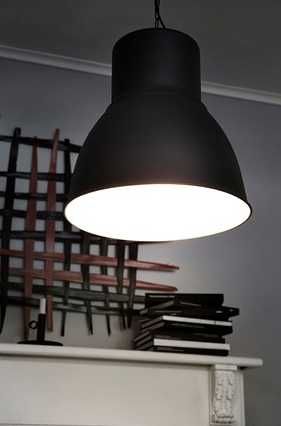 Nowa IKEA HEKTAR LAMPA WISZĄCA 22 LOFT Lampka Szary Sufitowa