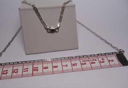 Srebrny łańcuszek wzór Gucci 51 cm. 2,8 mm.