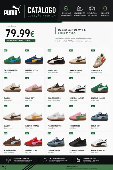 Vários modelos  sapatilhas