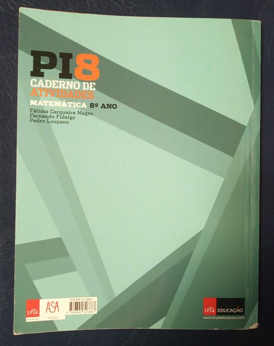 Livro 8º Ano Matemática PI8 Vol.1 + Vol.2 + Caderno de Actividades