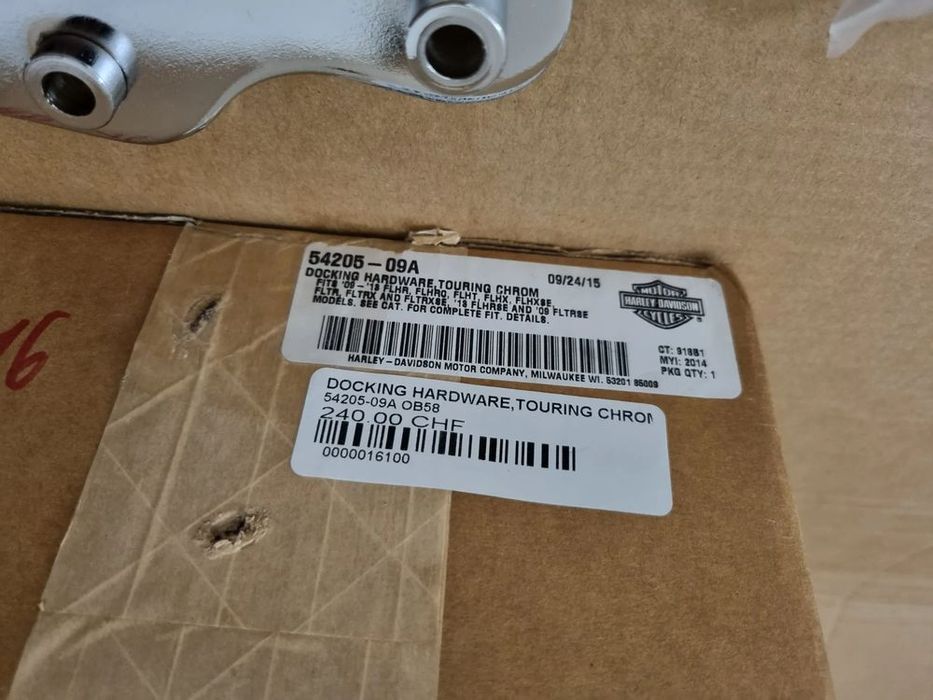 zestaw dokujący montażowy harley davidson touring