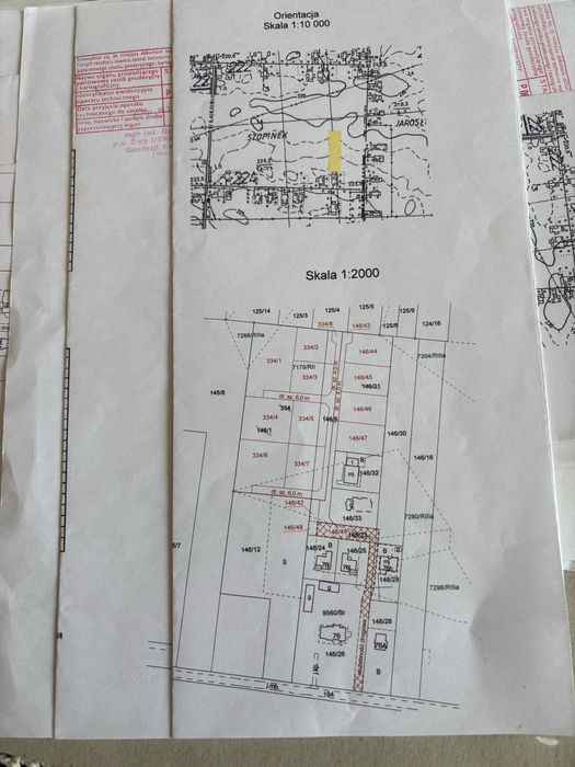 Dzialka budowlana w Szopinku k. Zamościa  8.1 ara