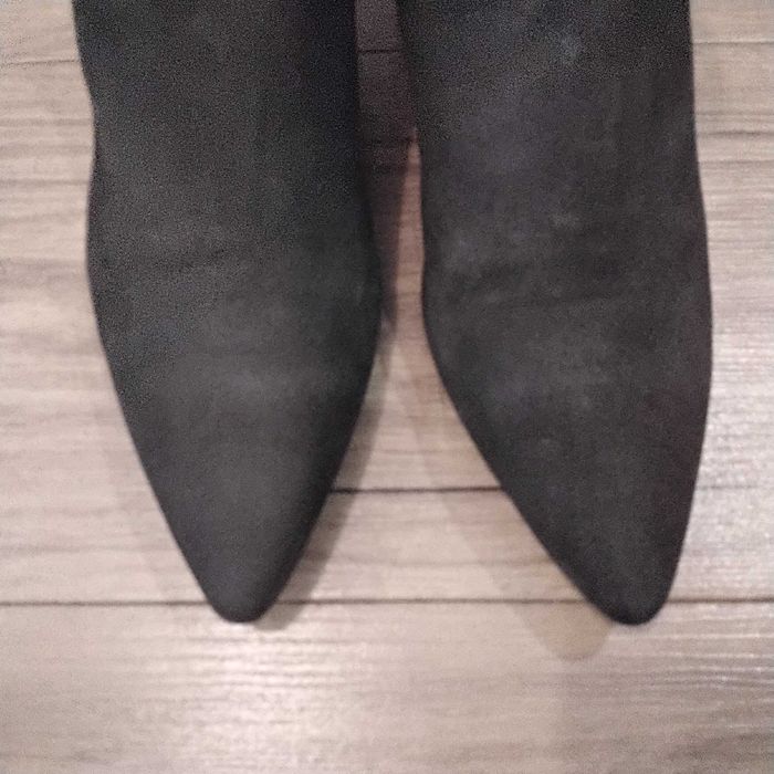 Botins Sofia Costa, camurça cinza, 39