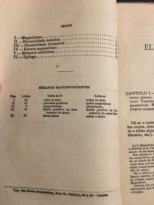 Meteorologia/Calor/Óptica/Electricidade/Astronomia Photographica