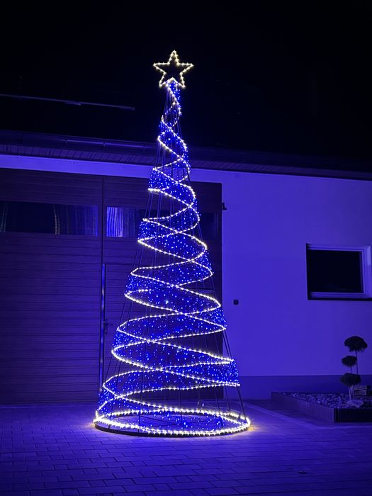 PROMOCJA!!! PROMOCJA! Choinka led 3d masywna konstrukcja metalowa