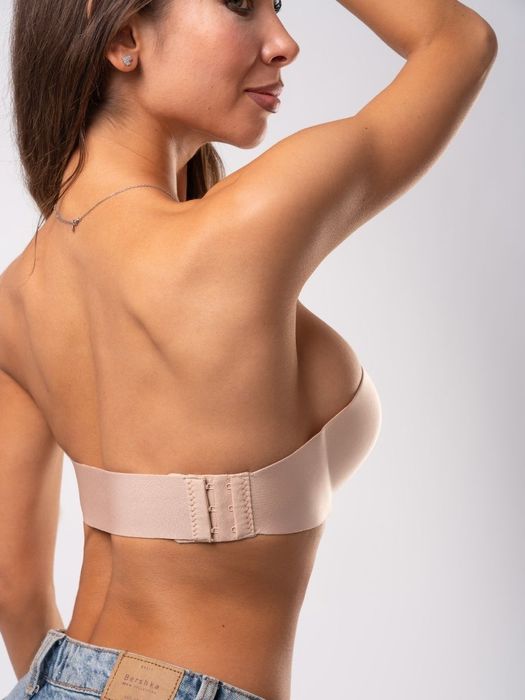 Пушап бюстгальтер анжелика без бретель, бесшовный лифчик без лямок