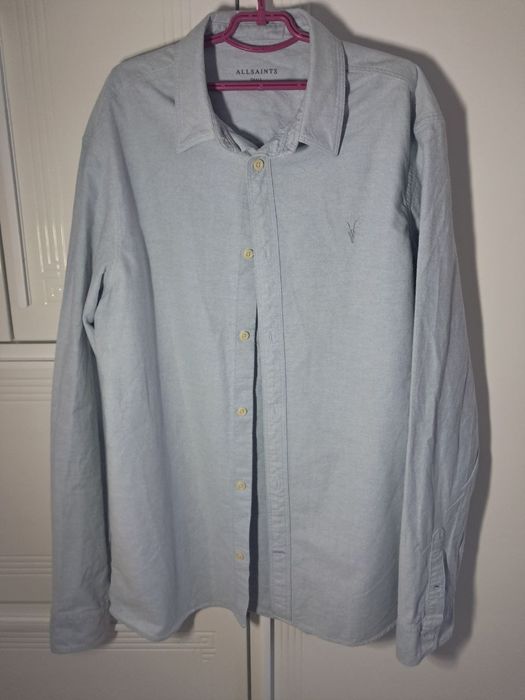 Сорочка  allsaints блакитна