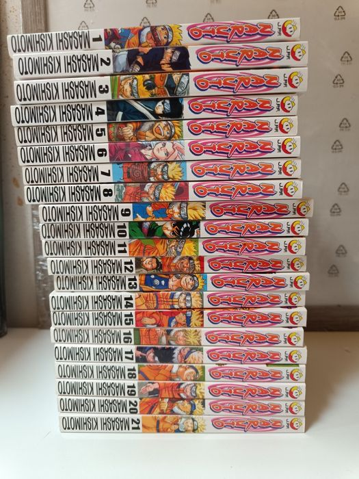 Manga Naruto 1-13 brak 14-21