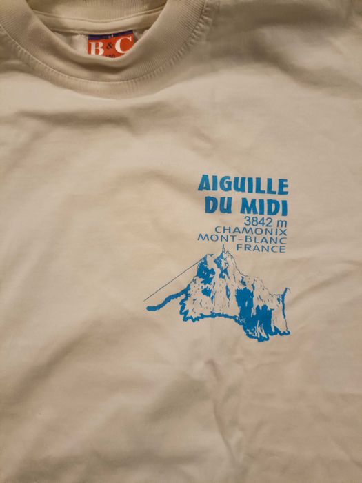 Koszulka biała rozmiar M Alpy