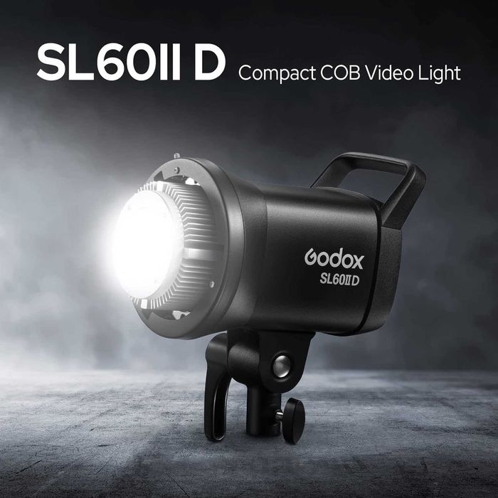 Godox комплект постійного LED світла: SL60IID + октобокс з сотами 95см
