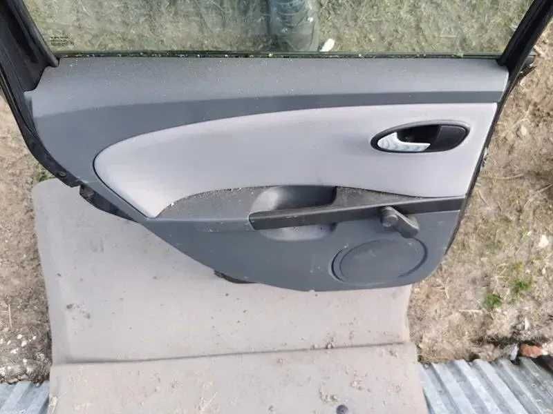 SEAT LEON II drzwi tył tylne lewe czarne kompletne wysyłka