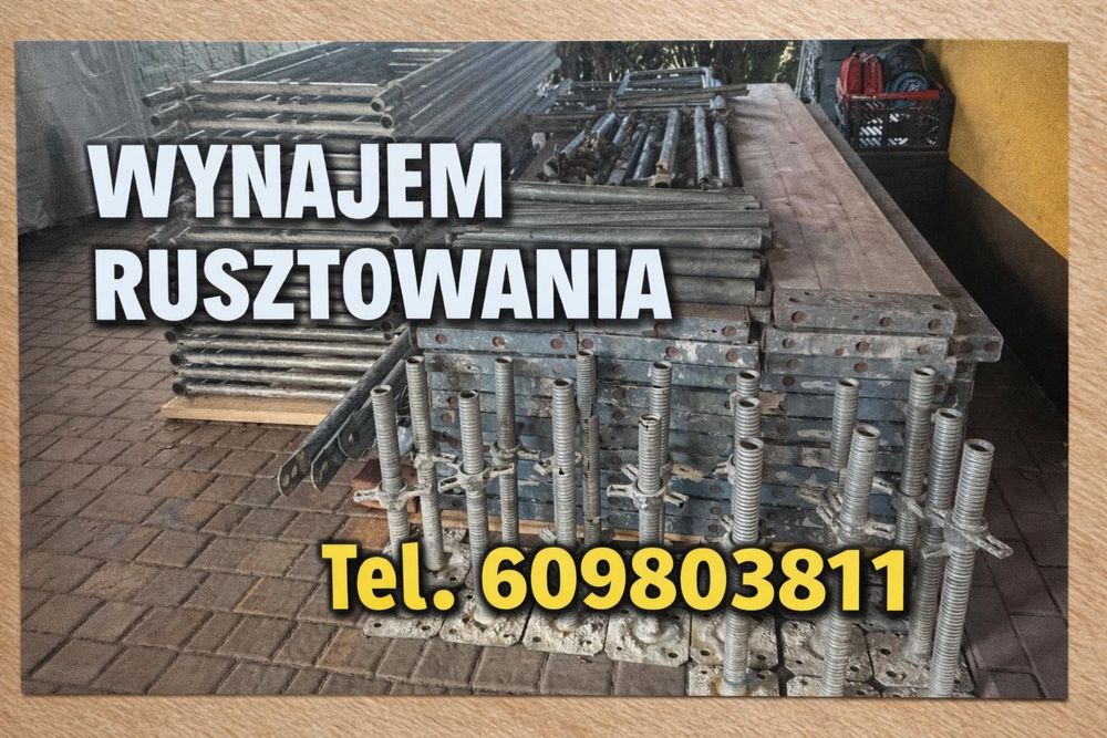Wynajem rusztowania