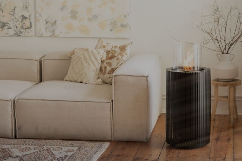 Lareira portátil bioetanol