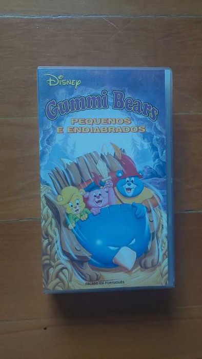Cassete VHS Gummi Bears - pequenos e endiabrados