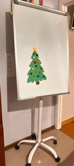 Фліпчарт 70*100 см, мобільний